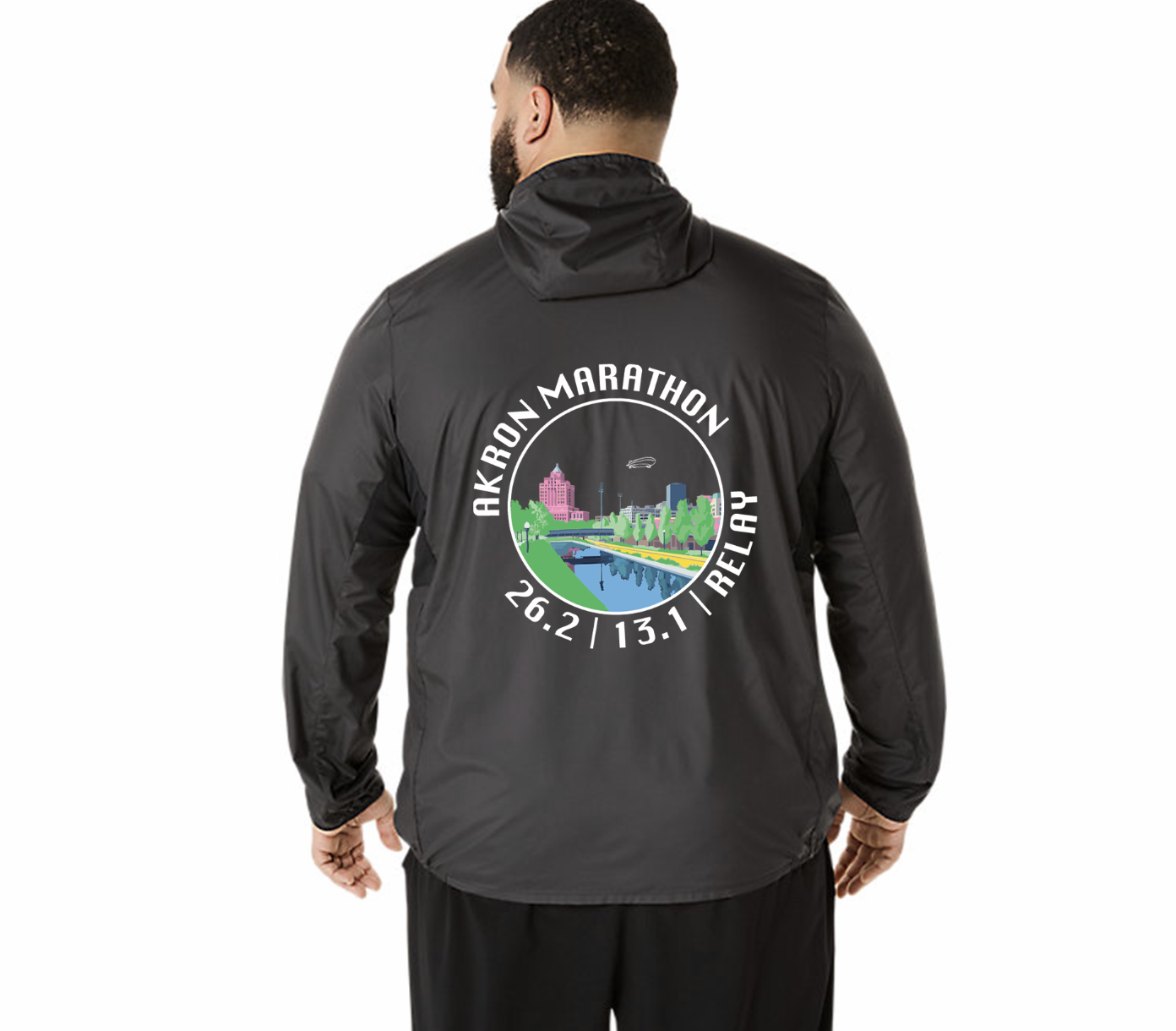 Asics Men's Jacket — 2025 AKRON MARATHON STORE